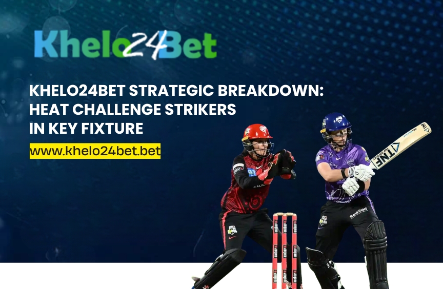 High-intensity action of Heat vs Strikers players during a crucial cricket match, captured for detailed prediction and analysis.